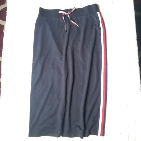 Tommy Hilfiger Drawstring Side Striped Skirt NWT - Picture 4 of 10